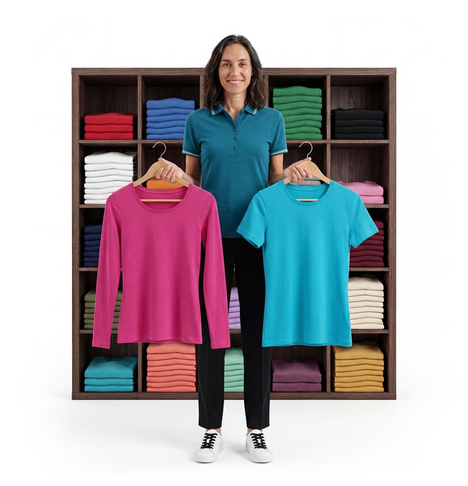 Specialist in niet-bedrukte kleding